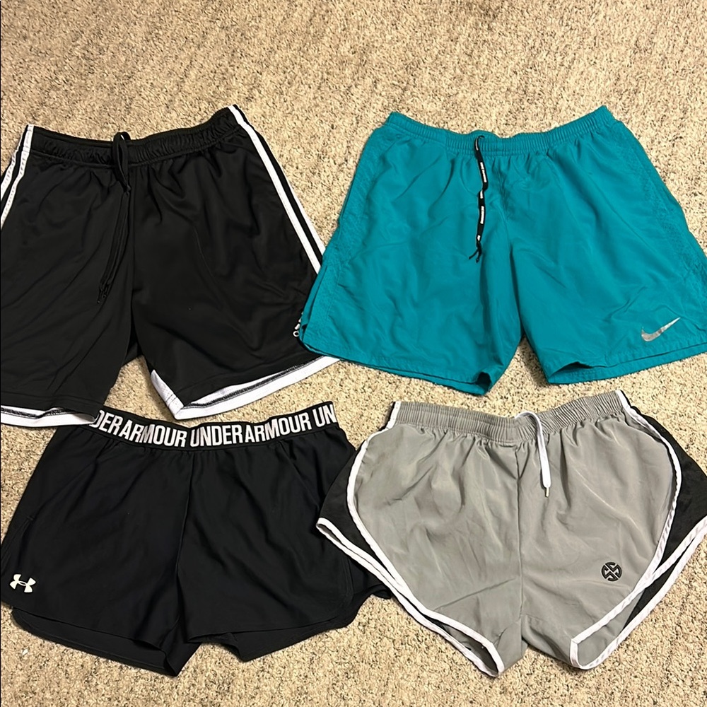 Bundle of athletic shorts size large Nike adidas under Armour simply southern